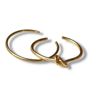 18K Gold Plated Patra Jordan Bracelets set of 2 Hypoallergenic Non Tarnishing